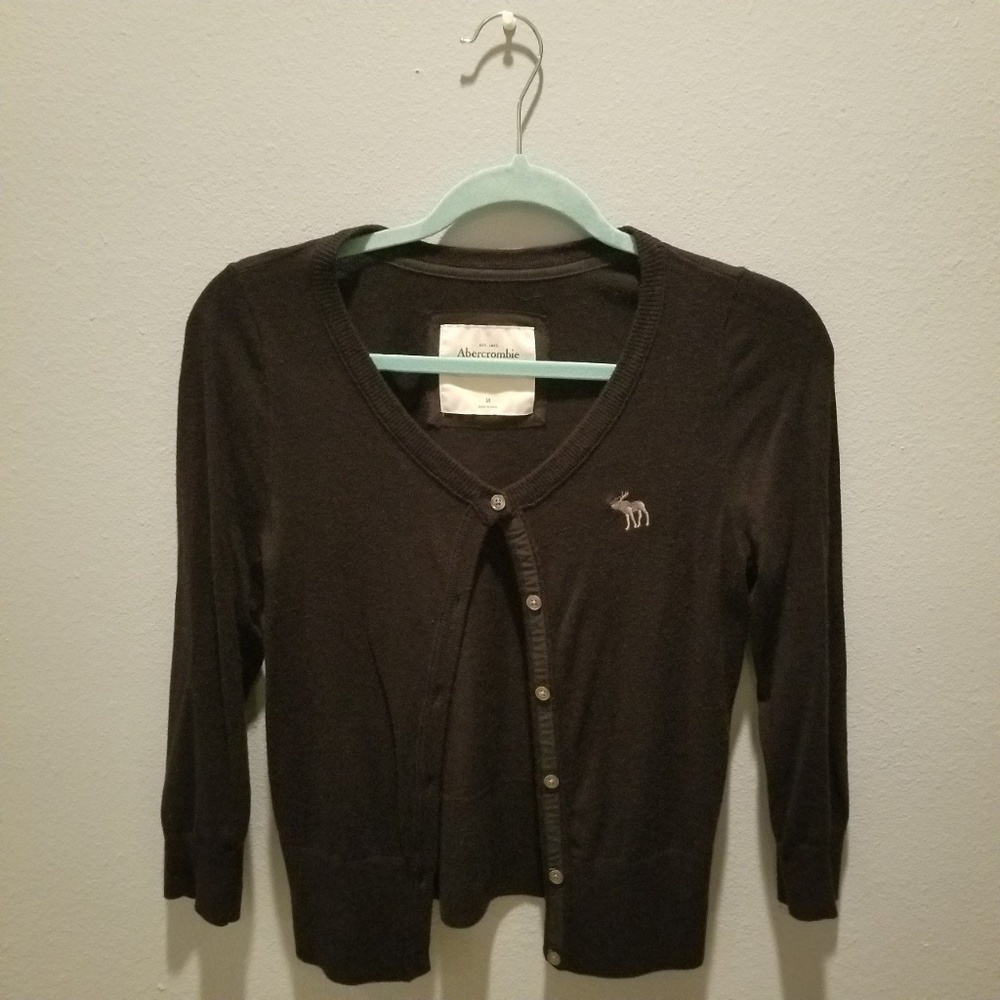 Navy Blue Abercrombie Cardigan